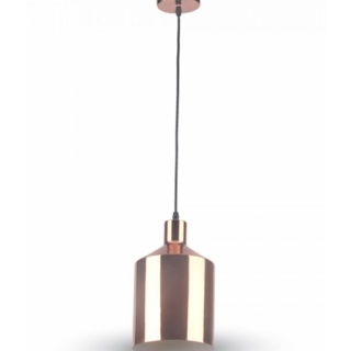 Κρεμαστό Φωτιστικό Οροφής Μονόφωτο E27 ø170 Ροζ Χαλκος V-TAC