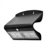 LED Ηλιακό Φωτιστικό 6.8W V-TAC με Αισθητήρα Αδιάβροχο IP65 Μαύρο Πλαστικό Φυσικό Λευκό 4000K - 8279