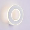 LED Φωτιστικό Τοίχου 9W V-TAC Λευκό Στρογγυλό SMD Θερμό Λευκό 3000Κ - 8225