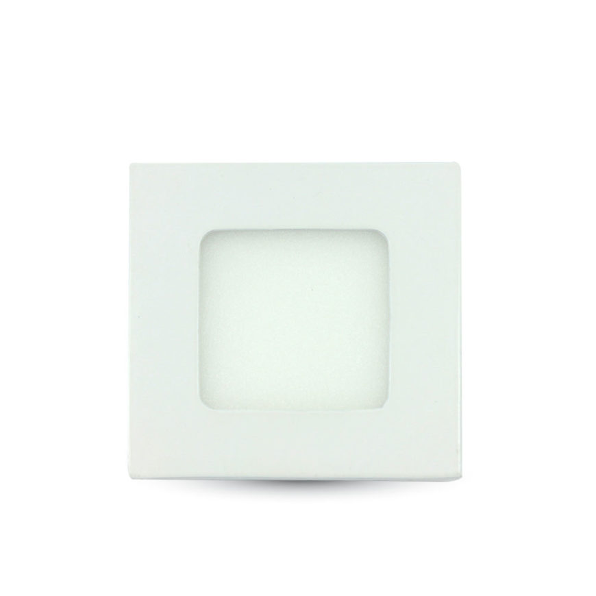 LED Πάνελ Τετράγωνο Χωνευτό 3W V-TAC 8.4 x 8.4cm SMD Ψυχρό Λευκό 6400K - 6297