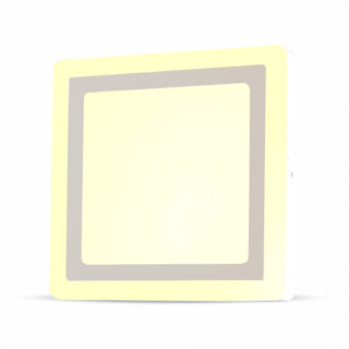 LED Πάνελ Τετράγωνο Επιφανειακό 8W (6W+2W) V-TAC 15 x 15cm SMD Φυσικό Λευκό 4000K - 4923