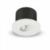 LED SPOT Επιτοίχιο για Σκαλοπάτια 3W V-TAC Λευκό Στρογγυλό Χωνευτό Θερμό Λευκό 3000K - 1207