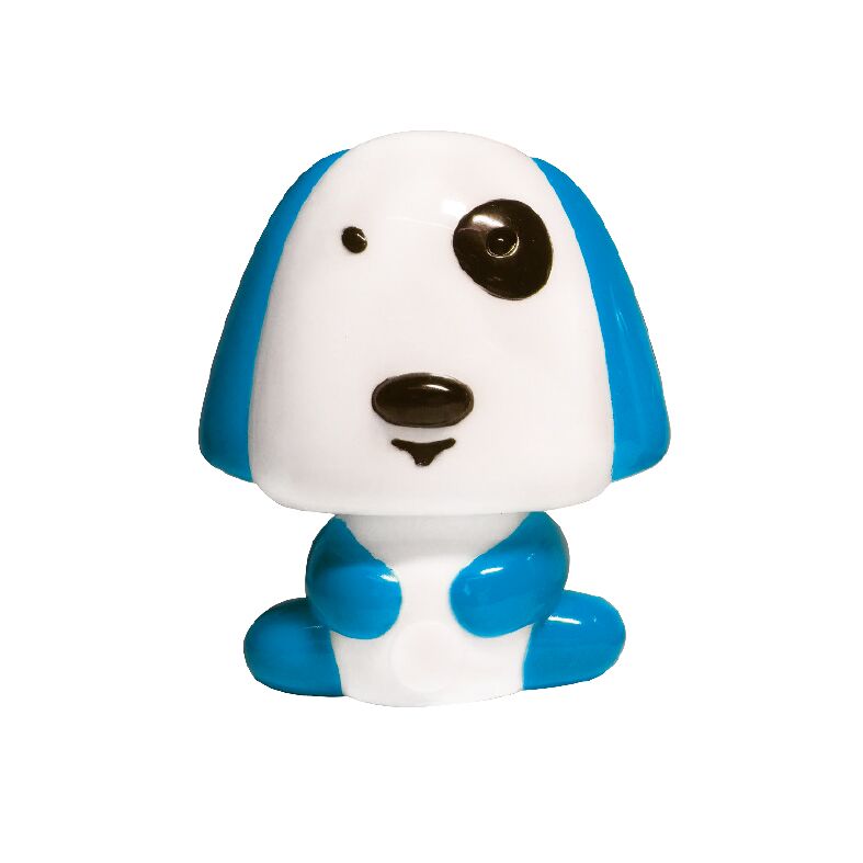 LED Λαμπάκι Νυκτός Σκυλάκι 0.4W Πλαστικό Μπλε Ψυχρό Λευκό 6000K ACA - 82204LEDBE