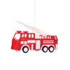 Παιδικό Φωτιστικό Οροφής με Πυροσβεστικό Όχημα 2xE27 Πλαστικό-Μεταλλικό Κόκκινο-Λευκό-Μαύρο ACA - MD160232A