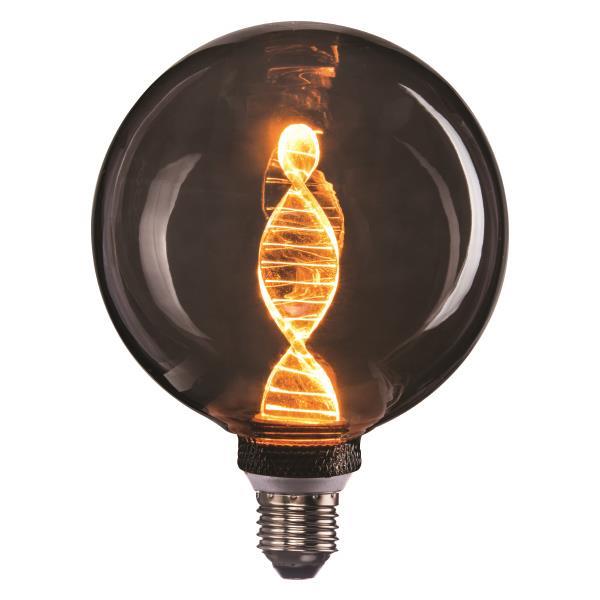 DIMMABLE E27 147-78731 G125 4W EUROLAMP - SMOKY ΓΛΟΜΠΟΣ 1800K DNA ΛΑΜΠΑ 220-240V LED